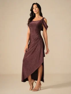 Women's Long Dress Maxi Dress Party Dress Bodycon Elegant Party Birthday Club Regular Fit Plain Sleeveless Straps Maroon Summer