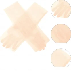 Women's Long Stretchy Mesh Tulle Sheer Gloves Costume Wedding Opera Halloween Party 1920's Dance Gloves