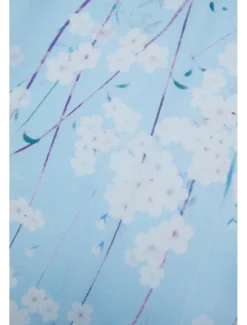 Women's Maxi Dress A Line Dress Elegant Daily Date Regular Fit Floral V Neck Blue Summer