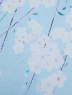 Women's Maxi Dress A Line Dress Elegant Daily Date Regular Fit Floral V Neck Blue Summer