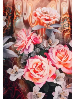 Women's Maxi Dress Casual Dress T Shirt Dress Tee Dress Sundress Streetwear Maxi Street Holiday Date Regular Fit Floral Short Sleeve Crew Neck White Light Green Pink Red Summer