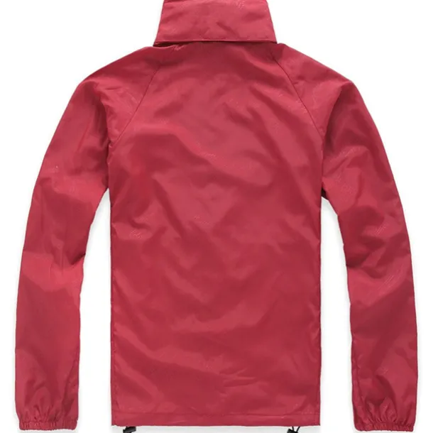 Women's Men's Waterproof Hiking Raincoat UPF 50+ UV Sun Protection Zip Up Hoodie Long Sleeve Fishing Running Jacket Windbreaker Summer Outdoor Windproof Sunscreen UV Resistant Jacket Top Climbing