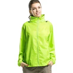 Women's Men's Waterproof Hiking Raincoat UPF 50+ UV Sun Protection Zip Up Hoodie Long Sleeve Fishing Running Jacket Windbreaker Summer Outdoor Windproof Sunscreen UV Resistant Jacket Top Climbing