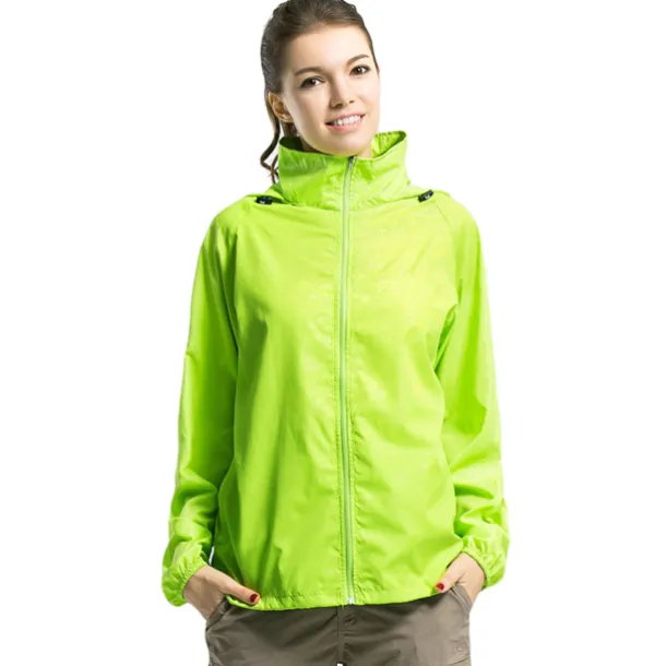 Women's Men's Waterproof Hiking Raincoat UPF 50+ UV Sun Protection Zip Up Hoodie Long Sleeve Fishing Running Jacket Windbreaker Summer Outdoor Windproof Sunscreen UV Resistant Jacket Top Climbing