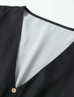 Women's Midi Dress Boho Dress Print Dress Western Dress Fashion Outdoor Vacation Weekend Regular Fit Plain Long Sleeve V Neck Black Summer