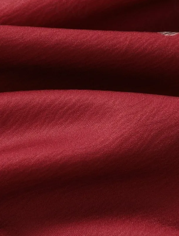 Women's Midi Dress Boho Dress Vintage Classic Vacation Daily Holiday Regular Fit Flower Long Sleeve V Neck Red Summer