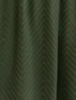 Women's Midi Dress Casual Dress A Line Dress Basic Casual Vacation Daily Regular Fit Plain Short Sleeve Crew Neck Army Green Summer