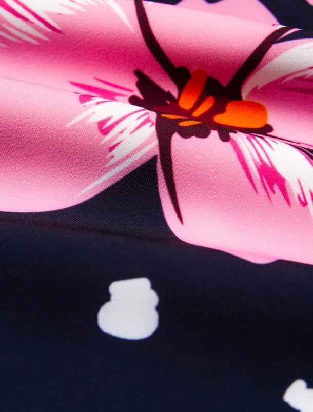 Women's Midi Dress Shift Dress Sundress Floral Pocket Print V Neck Date Vacation Short Sleeve Summer Spring