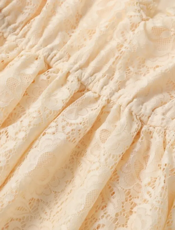 Women's Midi Dress Vintage Dress Vintage Fashion Outdoor Vacation Weekend Regular Fit Plain Long Sleeve V Neck Beige Summer