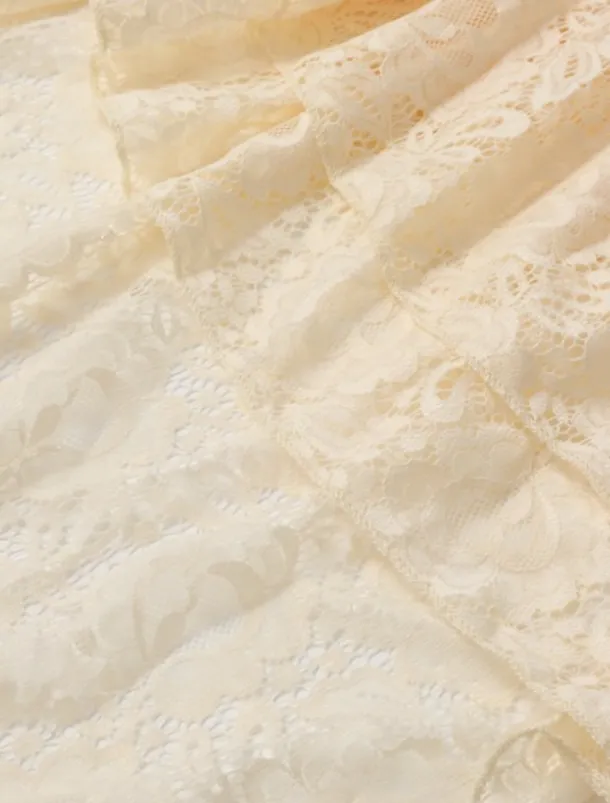 Women's Midi Dress Vintage Dress Vintage Fashion Outdoor Vacation Weekend Regular Fit Plain Long Sleeve V Neck Beige Summer