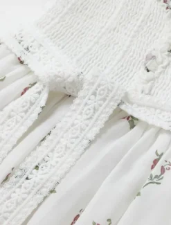 Women's Mini Dress Casual Dress Summer Dress Slip Dress Boho Dress Vintage Vacation Daily Going out Regular Fit Floral Sleeveless Straps Black White Summer