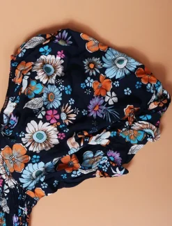 Women's Mini Dress Petite Dress Casual Dress Summer Dress Boho Dress Elegant Stylish Lantern Sleeve Vacation Daily Date Regular Fit Floral Short Sleeve Square Neck Black Pink Blue Summer