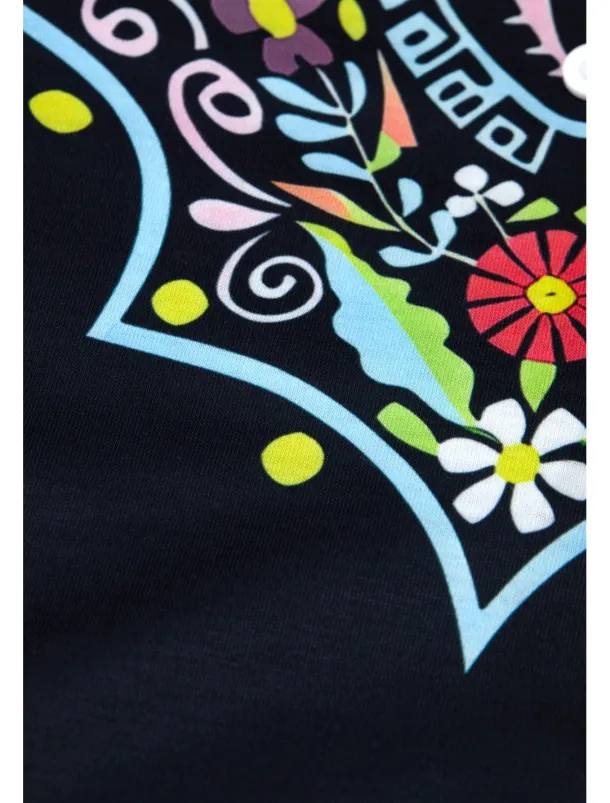 Women's Mini Dress Petite Dress T Shirt Dress Tee Dress Sundress Summer Dress Fashion Modern Mature Outdoor Vacation Casual Regular Fit Floral Sleeveless Split Neck Yellow Purple Summer