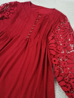 Women's Mini Dress White Dress Casual Dress White Lace Wedding Dress Fashion Modern Mature Vacation Daily Holiday Regular Fit Plain Long Sleeve Crew Neck Black White Summer Spring Fall Autumn