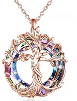 Women's necklace Chic & Modern Street Tree Necklaces / Gold / Silver / Fall / Winter / Spring