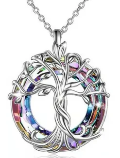 Women's necklace Chic & Modern Street Tree Necklaces / Gold / Silver / Fall / Winter / Spring