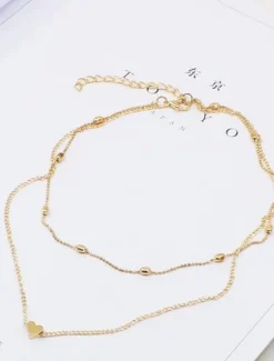 Women's necklace Chic & Modern Fashion Street / Multilayer Layered Heart Choker Necklaces/ Dailywear / Spring / Summer / Fall / Winter
