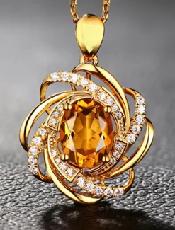 Women's necklace Fashion Outdoor Gem Necklaces