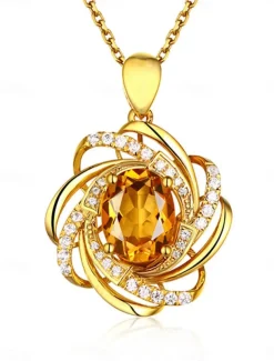 Women's necklace Fashion Outdoor Gem Necklaces