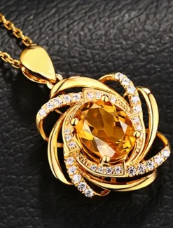 Women's necklace Fashion Outdoor Gem Necklaces