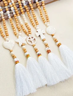 Women's necklace Fashion Street Color Block Necklaces