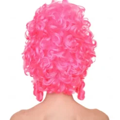 Women's Neon Pink Marie Antoinette Historical Wig, French Colonial Style For Carvinal Halloween Wigs