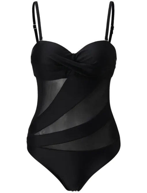 Women's Normal Bodysuit Vacation Solid Color Sleeveless Strap Mesh Tummy Control Party Daily Regular Fit Black Wine Navy Blue Summer