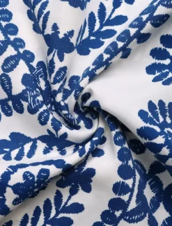 Women's Normal Jumpsuit Active Floral Sleeveless Strapless Backless Pocket Vacation Daily Regular Fit Blue Summer