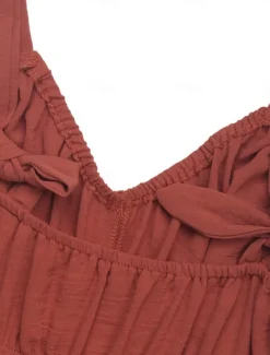 Women's Normal Jumpsuit Active Solid Color Sleeveless V Neck Backless Pocket Vacation Daily Regular Fit Orange Summer