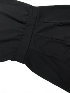 Women's Normal Jumpsuit Elegant Solid Color Long Sleeve Crew Neck Lace up High Waist Work Street Regular Fit Black Apricot Fall