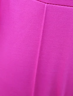 Women's Normal Jumpsuit Elegant Solid Color Long Sleeve V Neck High Waist Wedding Party Regular Fit Blue Fuchsia Green Spring