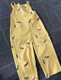 Women's Normal Overall Active Floral Sleeveless Round Neck Pocket Print Vacation Daily Regular Fit Yellow Pink Red Summer