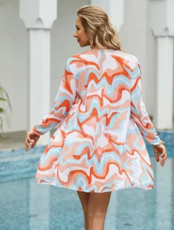 Women's Normal Swimwear Bikini Swimsuit 3-Piece Printing Beach Wear Push Up Graphic Sleeveless Bathing Suits