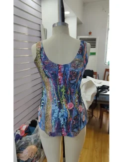 Women's Normal Swimwear Tankini 2 Piece Shorts Swimsuit 2 Piece Printing Floral Beach Wear Summer Bathing Suits