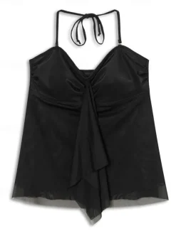 Women's Normal Swimwear Tankini 2 Piece Swimsuit 2 Piece Modest Swimwear Bandeau Strapless Vacation Beach Wear Solid Color Strap Sleeveless Bathing Suits