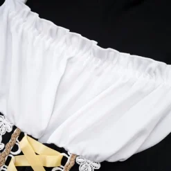 Women's Oktoberfest Beer Dirndl Trachtenkleider Maid Bavarian German Wiesn Traditional Style Cloth Dress for Oktoberfest