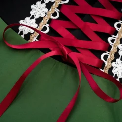 Women's Oktoberfest Beer Dirndl Trachtenkleider Maid Bavarian German Wiesn Traditional Style Cloth Dress for Oktoberfest