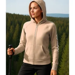 Women's Outdoor Jacket Hiking Jacket Outdoor Breathable Quick Dry Lightweight Elastic Hiking Outfits Hiking Clothes Spring Autumn / Fall Jacket Tennis Golf Running Solid Color Red Orange Brown