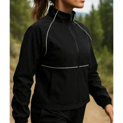 Women's Outdoor Jacket waterproof jacket Outdoor Sun Protection Breathable Quick Dry Lightweight Hiking Outfits Hiking Clothes Spring Winter Jacket Tennis Golf Running Solid Color Black Blue Green