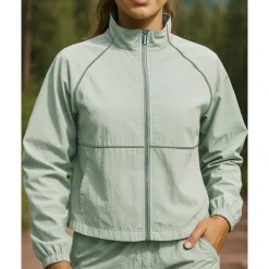 Women's Outdoor Jacket waterproof jacket Outdoor Sun Protection Breathable Quick Dry Lightweight Hiking Outfits Hiking Clothes Spring Winter Jacket Tennis Golf Running Solid Color Black Blue Green