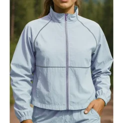 Women's Outdoor Jacket waterproof jacket Outdoor Sun Protection Breathable Quick Dry Lightweight Hiking Outfits Hiking Clothes Spring Winter Jacket Tennis Golf Running Solid Color Black Blue Green