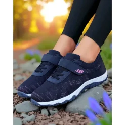 Women's Outdoor Sports Hiking Shoes, Breathable Flyknit Material and Lightweight, Ideal for Hiking, Camping and Outdoor Activities