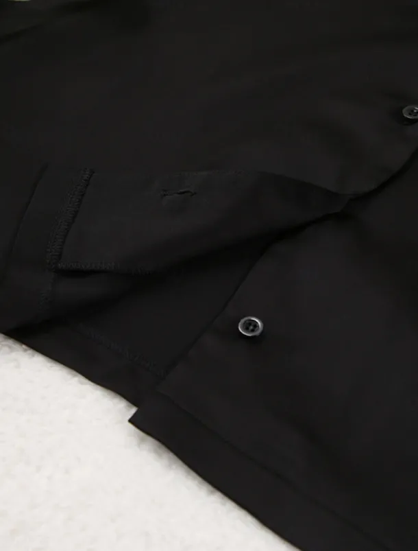 Women's Pajama Set Casual Comfort Pure Color Button Up Elastic Waist Shirt Pant Home Daily Long Sleeve Shirt Collar Black Green Summer Spring Fall Regular Fit