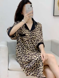 Women's Pajamas Active Home Crew Neck HZX-9616 Summer Spring