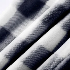 Women's Pajamas Pants Nighty Pjs 1 PCS Grid / Plaid Fashion Simple Comfort Party Home Bed Flannel Warm Breathable Long Pant Elastic Waist Print Pocket Fall Winter Home Outfits