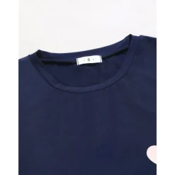 Women's Pajamas Sets Heart Grid / Plaid Fashion Comfort Home Daily Bed Breathable Crew Neck Short Sleeve T shirt Tee Shorts Elastic Waist Summer Spring Home Outfits