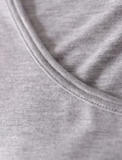 Women's Pajamas Sets Pure Color Simple Comfort Home Daily Bed Modal Breathable Crew Neck Short Sleeve T shirt Tee Pant Chest pads Summer Home Outfits