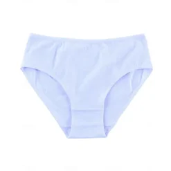 Women's Panties Bra Basic Panties Elastic WaistNightwearPolyester Solid Colored Casual Daily White Light Brown Gray Summer