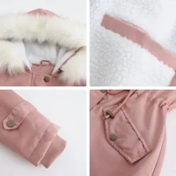 Women's Parka Jacket Hiking Windbreaker Hiking Fleece Jacket Winter Outdoor Thermal Warm Fleece Lining Windproof Winter Jacket Full Length Visible Zipper Fishing Camping / Hiking / Caving Traveling