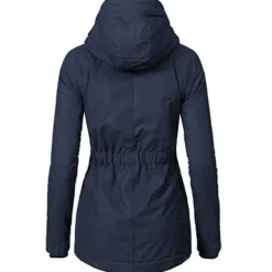 Women's Parka Waterproof Puffer Jacket Thermal Warm Heated Coat Fleece Lined Winter Coat Windproof Outdoor Zip up Hooded Coat Sports Hiking Jacket Purple Pink